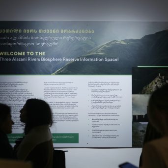 Information Space of the Three Alazani Biosphere Reserve Opened in Akhmeta